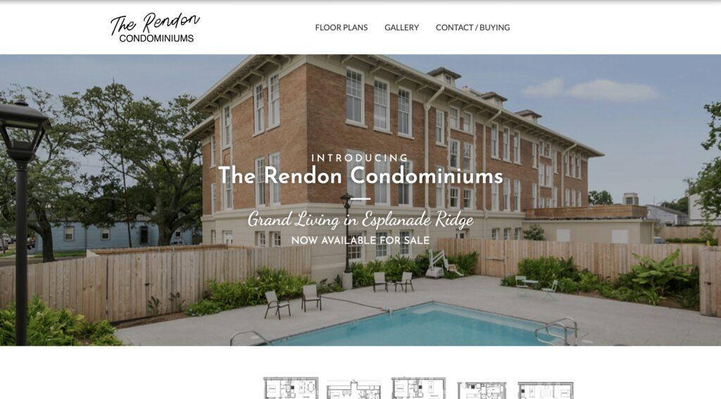 condo website design